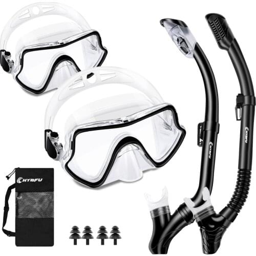 Underwater Scuba Anti Fog Half Face Diving Mask Snorkeling Respiratory Masks Safe Waterproof Swimming Equipment for Adult Kids