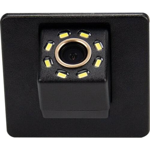 Misayaee Car Rear View Reverse Parking Camera Golden 8 LED for KIA K3 Forte (YD) / Cerato Hatchback 2013-2018