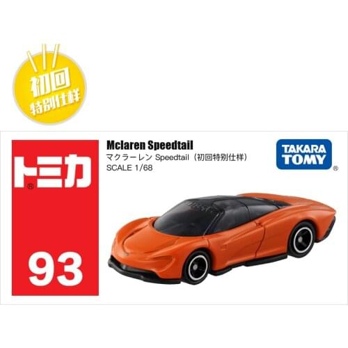 TOMY 1:68 McLaren Speedtail NO.93 Roadster Simulation Model Car