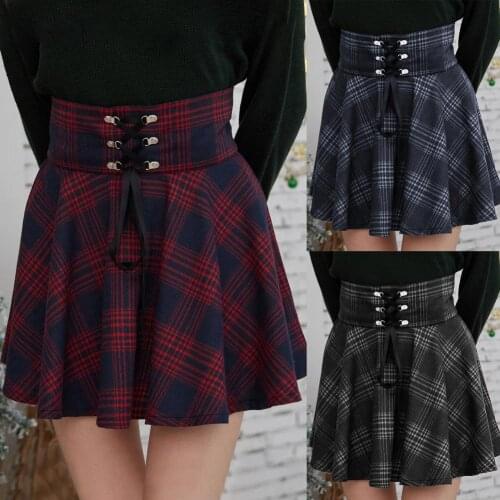 Fashion female skirt college style sub-skirt Korean style high waist mini skirt female student sexy cute pleated dance skirt