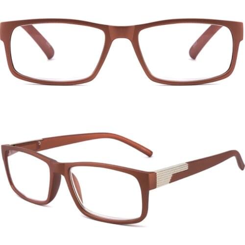 Mens Square Shape Eyeglasses Glasses To Read Crystal Glasses Reading Glasses