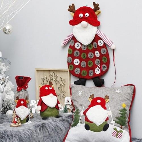 New Christmas Decorations Adorkable Series Forest Faceless Elderly Doll Party Decoration Set Tree Skirt Santa Claus Pendant