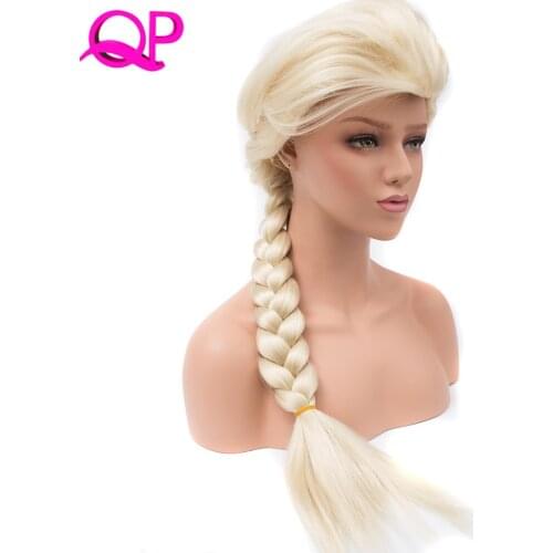 QP hair briad cospaly wig Party Costume Synthetic 613 Natural Hair High Temperature Fiber wig