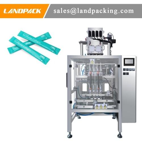 Fully Small Bag StickProtein Powder Packaging Machine Kid Protein Powder Multi Lane Packing Machine