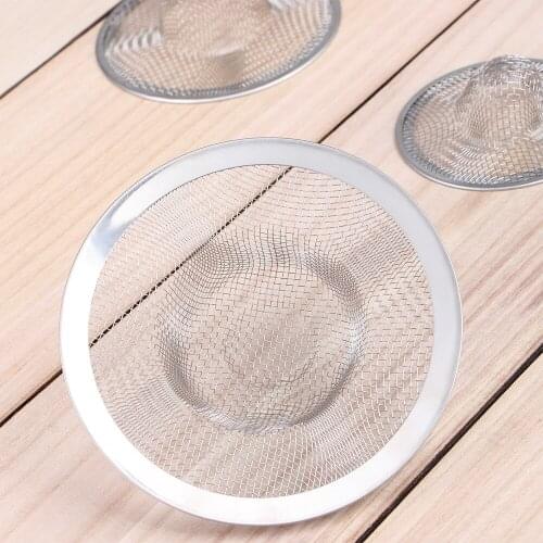 New Kitchen Stainless Steel Sink Strainer Drain Hole Filter Mesh Trap Bathtub Shower Waste Stopper Drainage For Kitchen