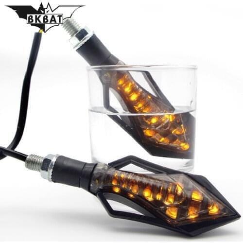 Msto 12V Motorcycle Turn Signal For Flash Water Light For Kawasaki Z750 Klx250 Spring Wasp Husqvarna 701 Motocross Z900
