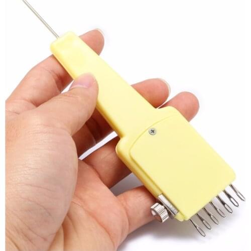 New 16cm Adjustable Transfer Tool Knitting Needle 7 Holes 0.5cm Diameter for Brother Knitting machine Househeld Sewing Tools
