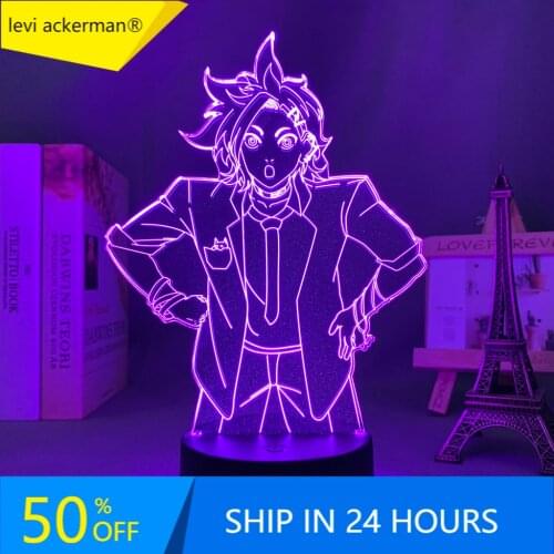 Anime Led Light Your Turn To Die Joe Tazuna Nightlight for Bedroom Decor Manga Birthday Gift Room Led 3d Lamp Death Game