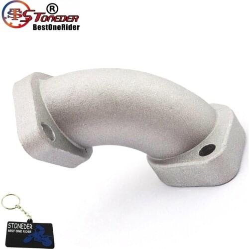 STONEDER Angled 0 YX-06 Inlet Intake Manifold Pipe 27mm For YX 125 140cc 150cc 160cc Engine Pit Dirt Motor Bike Motorcycle
