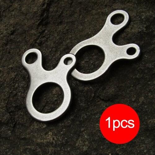 Camping Tent Wind Cord Rope Quick Knot Buckle 3 hole Outdoor Aluminum Alloy Hiking Tightening Hook Wind Rope Buckle Dropshipping