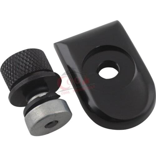 Motorcycle Knurled Craft Rear Fender Seat Bolt Screw Nut Tab Hardware For Harley 96-20 XL Dyna Touring Softail CVO