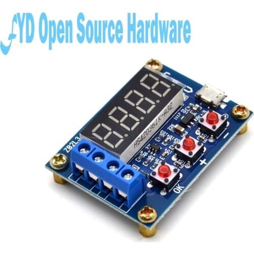 1pcs ZB2L3 Li-ion Lithium Lead-acid Battery Capacity Meter Discharge Tester Analyzer for arduino