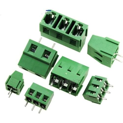 10pcs KF128-2P KF128-3P 3.81mm 5.0mm 7.5mm PCB Screw Terminal Block Connectors