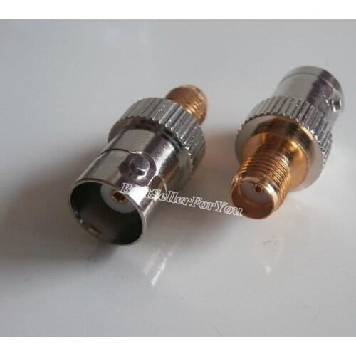 10Pcs SMA Female To BNC Q9 Female Connector Antenna Radio Adapter Converter Test Golden