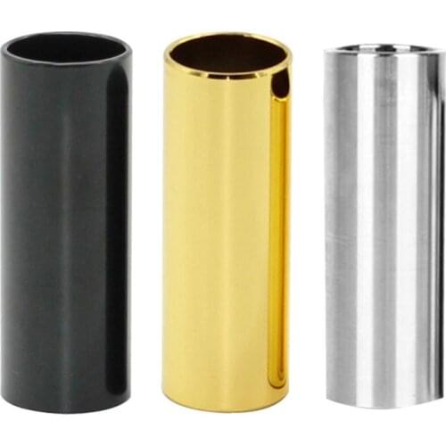 1pc 28/51/60/70mm Stainless Steel Guitar Slide Bar Finger Slides Sleeve Accessories