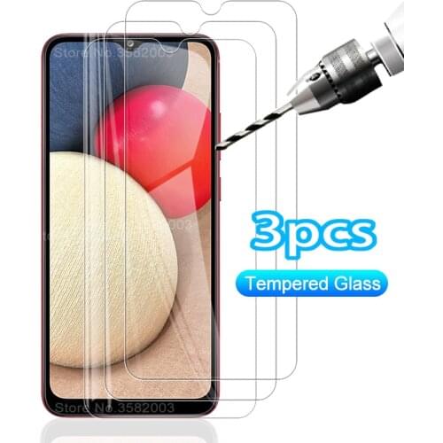 3Pcs Protective Glass For Samsung Galaxy A02S Screen Protector For Samsung A 02S Tempered glass For Samsung A02 S 6.5'' SM-A025F