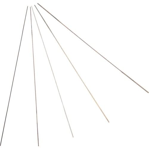 5Pcs 130mm Scroll Saw Blade For Metal Jade Cutting Fine-toothed Jig Saw Blades Woodworking Tool Dremel Accesories