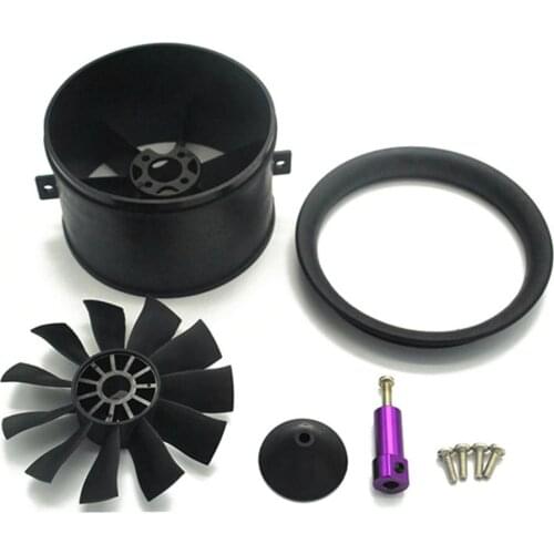 50A ESC And 64mm EDF Plane with 11 blades ducted fan 4S 3500KV motor or 3S 3900KV suit for rc jet airplane 64