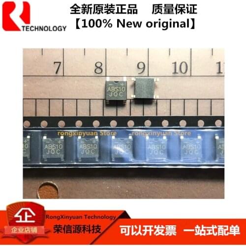 ABS10 SOP-4 SMD 1A 1000V BRIDGE RECTIFIER, SINGLE PHASE 100% New original