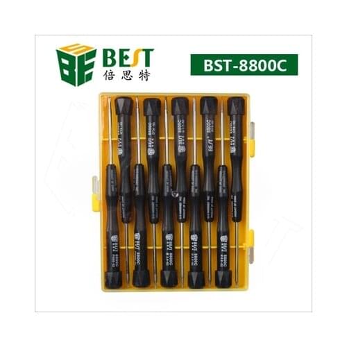 BEST-8800C Multi-function combination 10-in-1 screwdriver hand tool repair kit for IPhone macbook repair