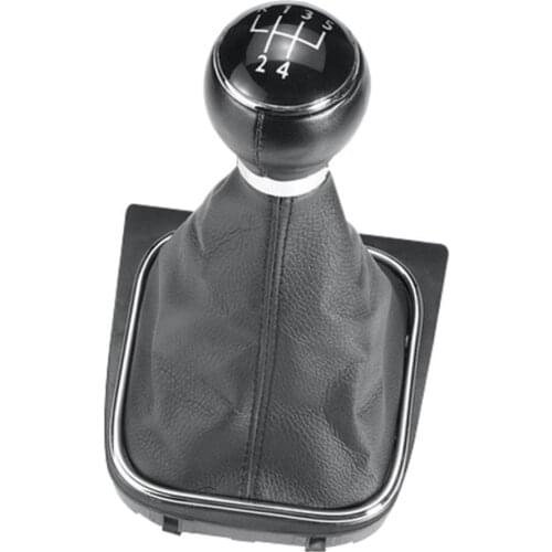 Hot Sale 60% 5/6 Speed Gear Shift Knob Boot Gaiter Cover for Golf Jetta MK5 MK6 2005-2014