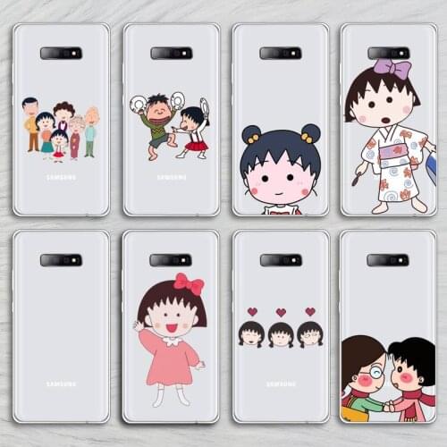 Japanese anime Sakura Momoko Phone Case Transparent for Samsung A71 S9 10 20 HUAWEI p30 40 honor 10i 8x xiaomi note 8 Pro 10t 11