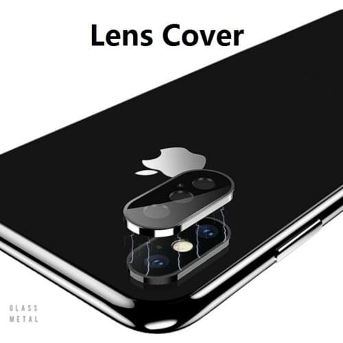 Tempered Glass Protection Ring Case for IPhone X XS XR XS MAX Metal Camera Lens Cover Screen Protector for iPhone 11 11PMAX 11p