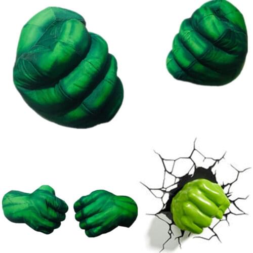 Childrens Hulk Gloves Props Kids Fantasy Spider-Man/Captain America/ Thanos Gloves Cosplay Party Fist Gift