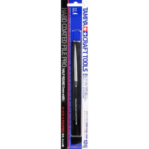 Tamiya 74126 Craft Tools Hard Coated File PRO (Half-Round 5mm Width)