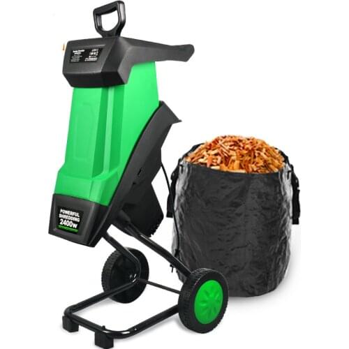 2400W/High Power Garden Shredders High-capacity Wooden/Branch/Leaf Garden Electric Shredder