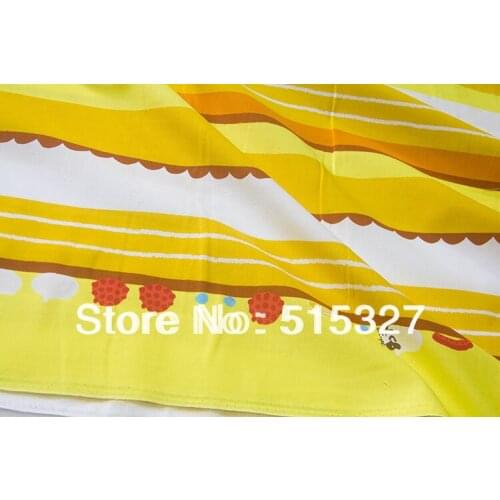 Half-Meter DIY Patchwork Fabric Quilt fabric Japanese Kokka Cotton Fabric etocoto yard Yellow