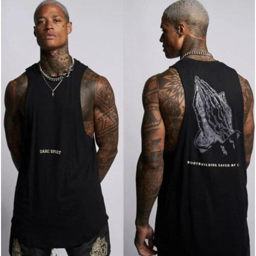 Mens Fitness Tank Top Summer Bodybuilding Vest Cotton Sleeveless Muscle Breathable Male TankTop Gyms Clothing Men Tank Tops