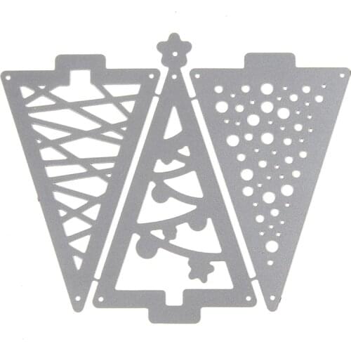 Christmas tree Cutout metal cutting Dies decorative Scrapbooking Steel Craft Die Cut Create Stamp Embossing Card Stencil