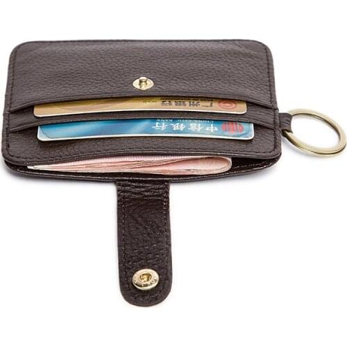 Ruil New Cowboy Mens Wallets Credit Card Pack Ultra-thin Card Holder Card Pack Brown Retro Card Pack