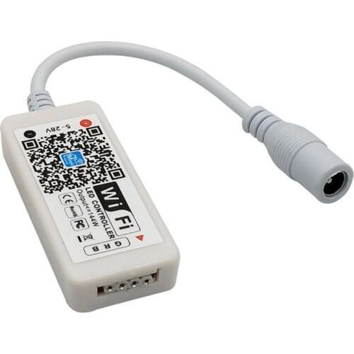 New Mini 5-28v Wifi Led Rgb Controllerstrip Light Smartphone For Google Home Alexa Smart Wifi Controller Smart Home Control