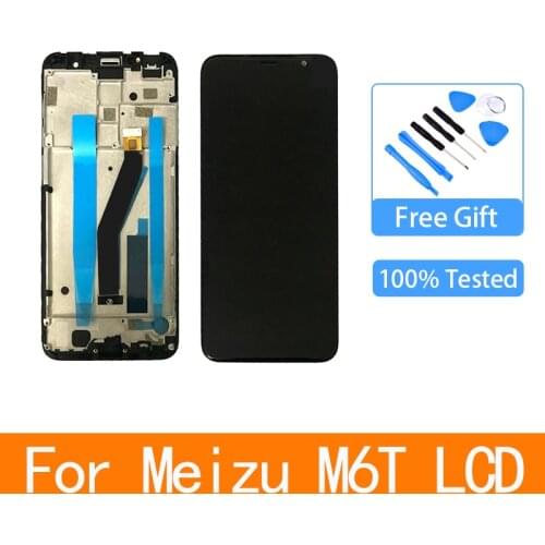 Original 5.7'' LCD Screen Digitizer For MEIZU M6T LCD Display Touch Screen + Frame Assembly Replacement M811H M811S M811T M811Q