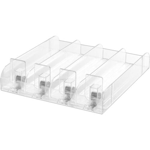 Unitary 4-in-1 Plastic Cigarettes Commodity Automatic Refill Pushing Pusher System for Shelf Rack in Retail Supermarket 4sets
