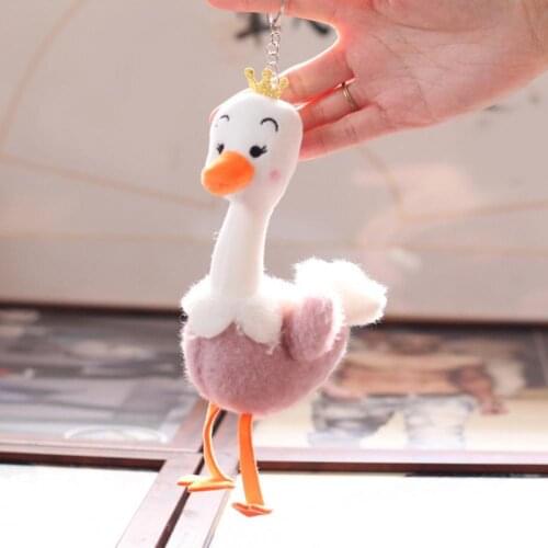 Lovely Stuffed Animals Shape Toy Backpack Car Key Plush Doll Pendant Kid Mini Dolls Toys Children Birthday Gifts Plush Keychains