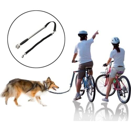 Dog Bicycle Traction Belt Pet Bike Traction Rope Bike Exerciser Leash Attachment Hands Free Dog Bike Leash Dog Supply Products