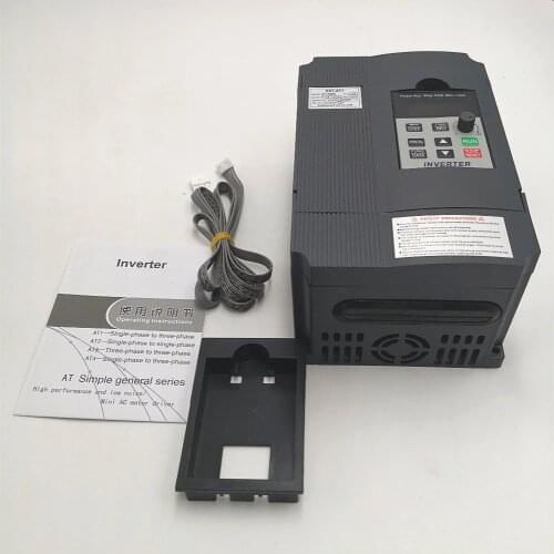 VFD 1.5kKW/2.2KW/4KW Inverter XSY-AT1 Frequency Converter Single-Phase 220v Input Triple Output Motor Speed Controller