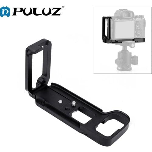 PULUZ 1/4 inch Vertical Shoot Quick Release L Plate Bracket Base Holder for Sony A9 (ILCE-9) / A7 III/ A7R III
