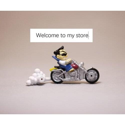 Pvc figure cool motorcycle rider out of print