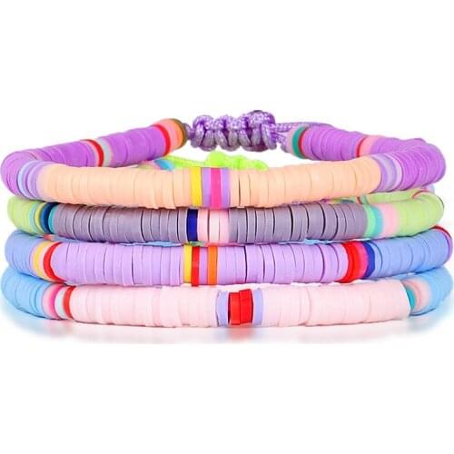 Multicolored Bohemian Shell Tassel Bracelet Women Men Boho Pretty Cute Summer Beach Surf Jewelry Present