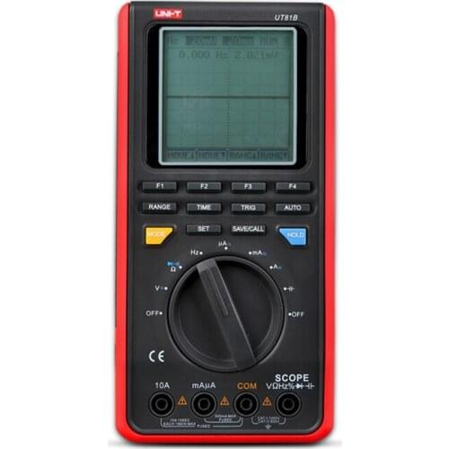 UNI-T UT81B Handheld LCD Scopemeters Oscilloscope 8MHz 40MS/s Real-Time Sample Rate Digital Multimeters With USB Interface
