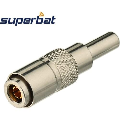 Superbat HD SDI Male Plug Connector 1.0/2.3 75 Ohm Straight RF Connector for RG179 Cable for Blackmagic BMCC/BMPCC Video Assist
