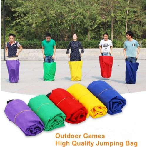 Outdoor Games Sport Toys Thicken Nylon Jumping Bag Jump Bags Child Kids and Adults Party Game Company Team Family Game Portable