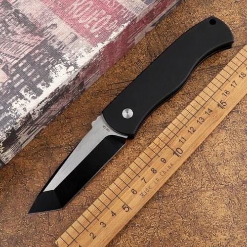 Outdoor tactics 154CM blade aluminum shank camping hunting defensive ECD tool Multi-functional kitchen fruit CQC7 folding knife