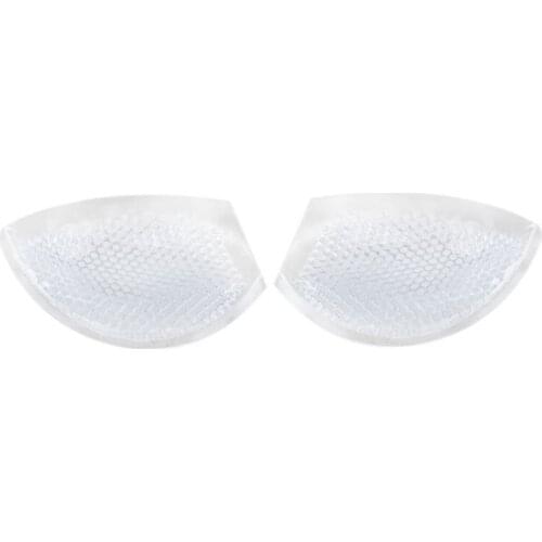 Honeycomb Silicone Bra Inserts Breathable Perforated Push Up Booster Pads Breast Enhancers Semi-Adhesive Bikini Cushion 85LB