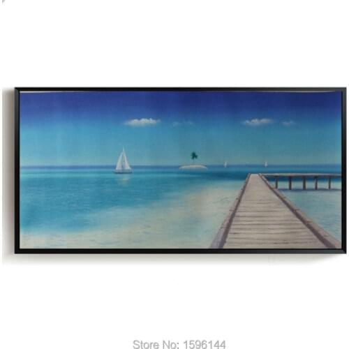 High-quality Hand painted canvas oil paintings Seascape Beach Modern Wall art Picture for living room Home decor #906