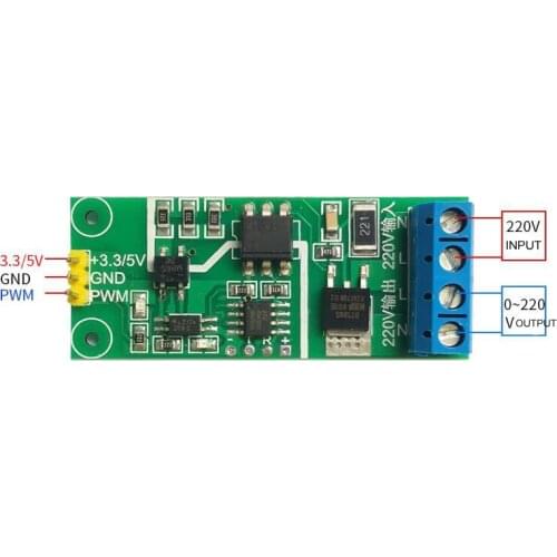 AC 220V high power SCR voltage regulator, PWM dimming/voltage regulation/speed regulation/duty cycle, PWM controller